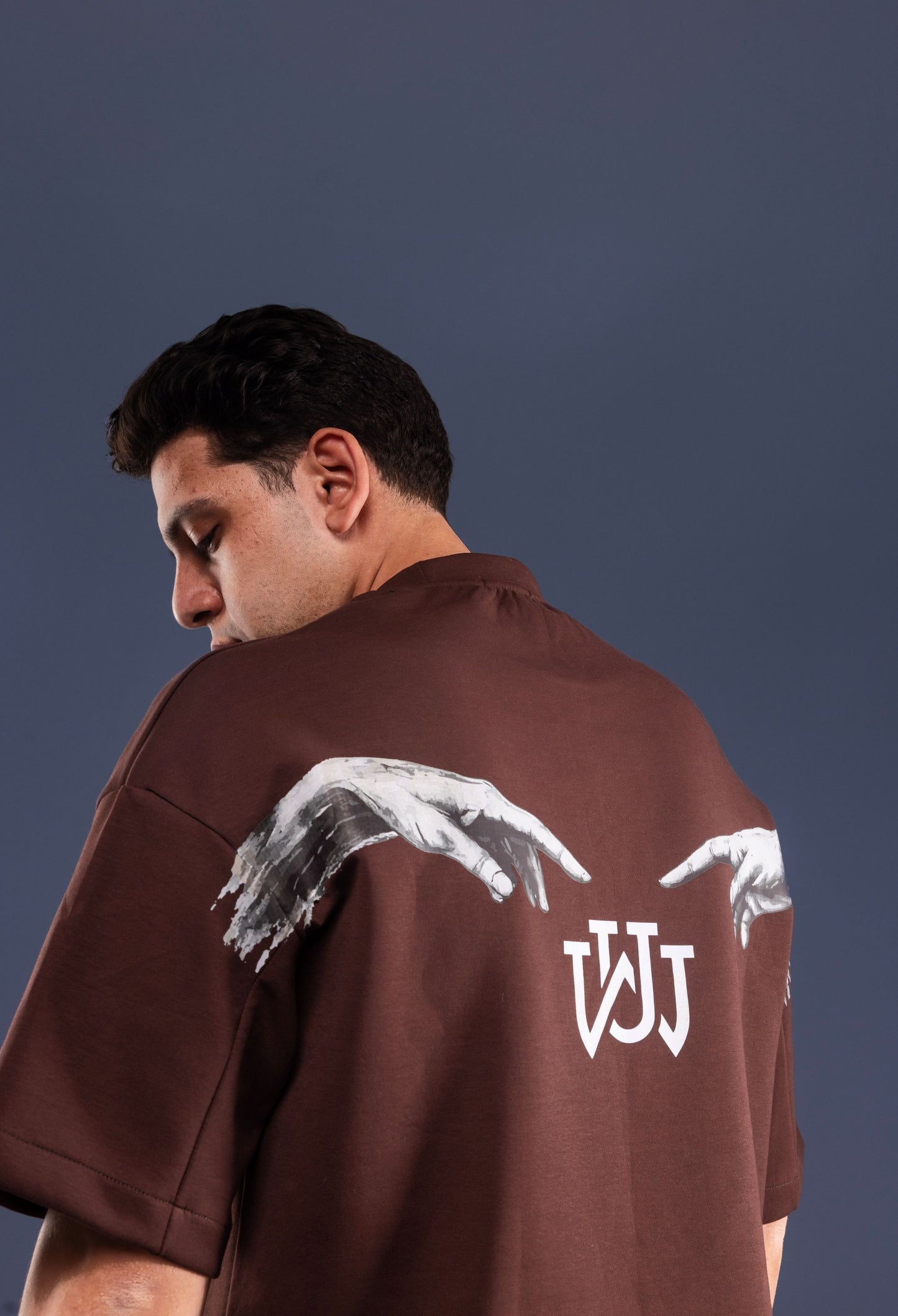 HOLDERS BOX-FIT T-SHIRT / Brown