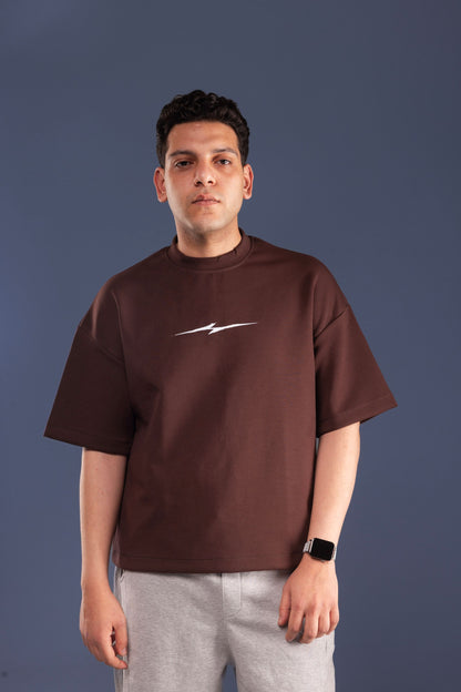 HOLDERS BOX-FIT T-SHIRT / Brown