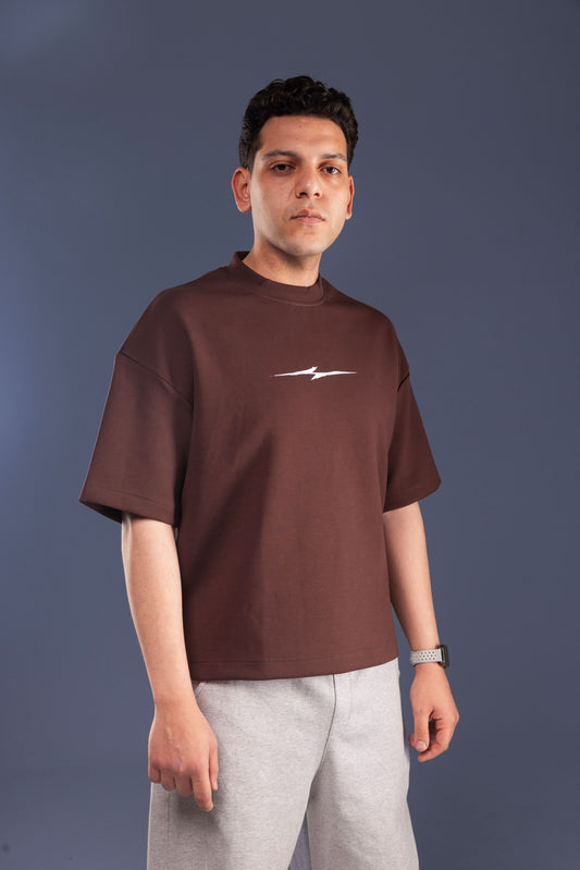 HOLDERS BOX-FIT T-SHIRT / Brown