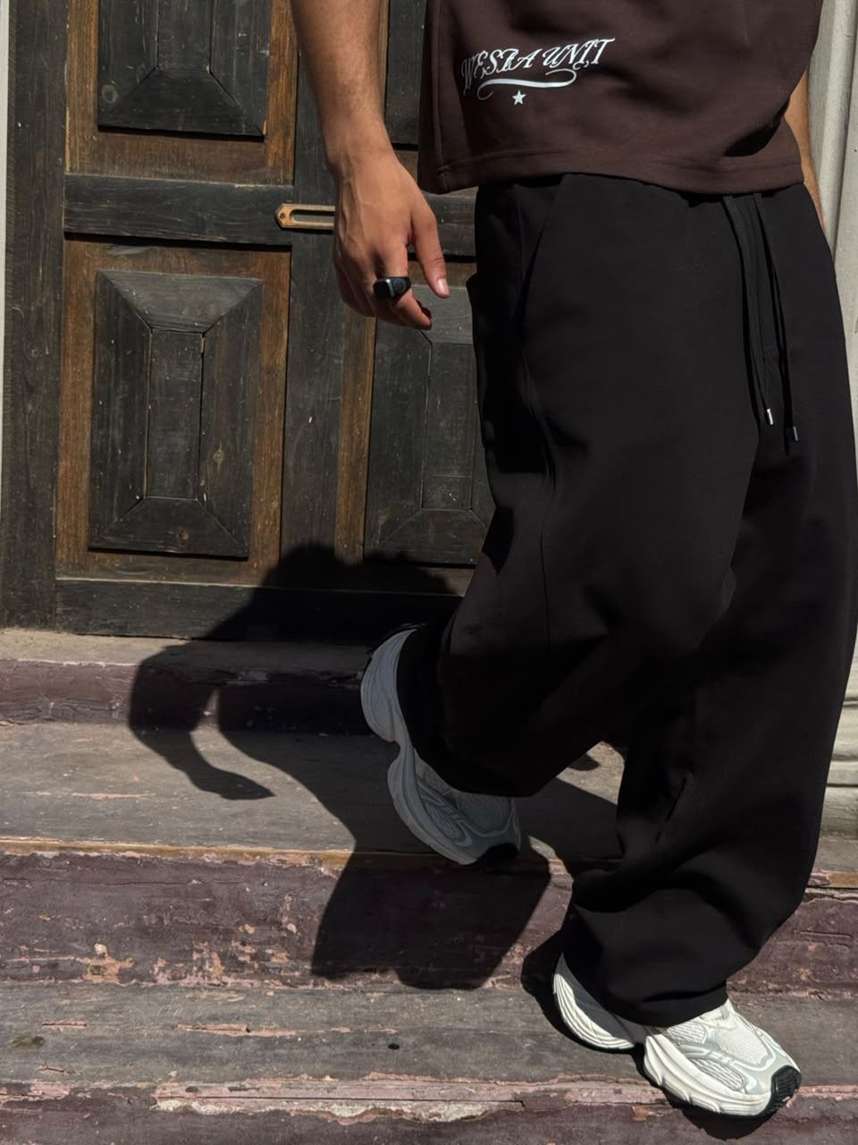 THE DRIFT PANTS — Black  Balloon Fit