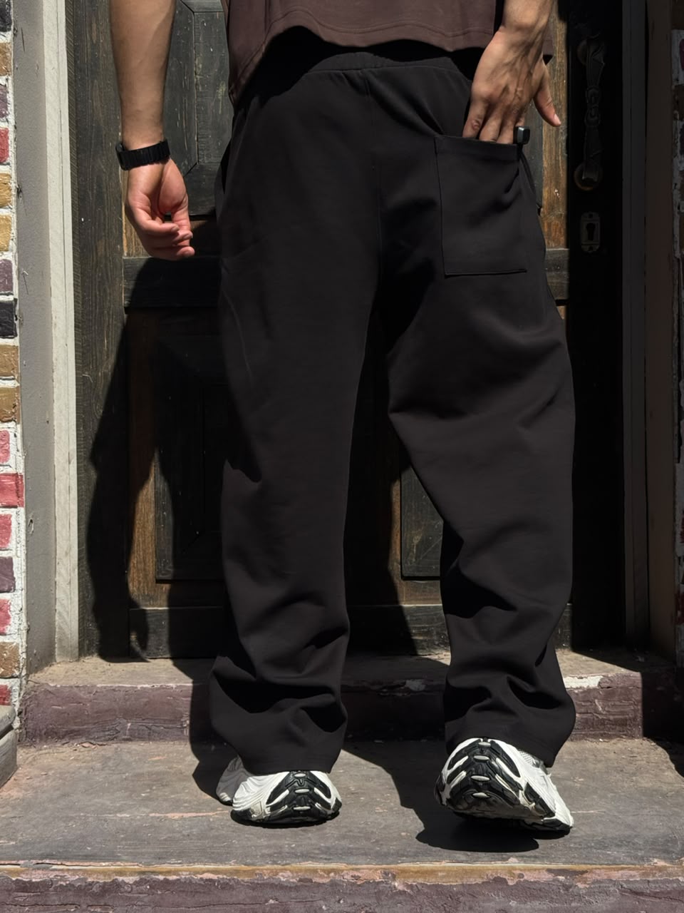 THE DRIFT PANTS — Black  Balloon Fit