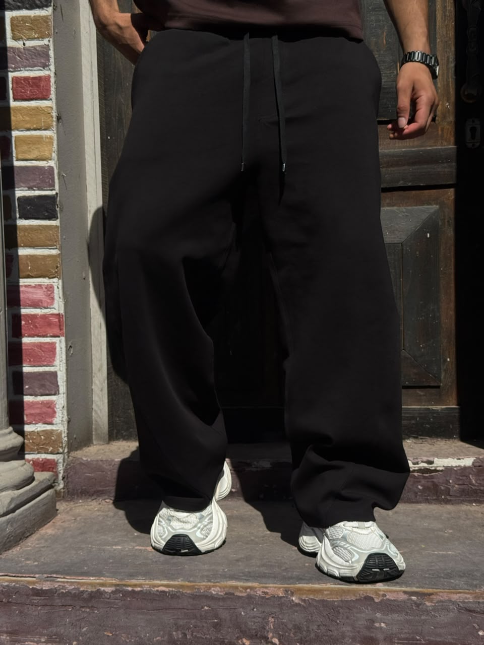THE DRIFT PANTS — Black  Balloon Fit